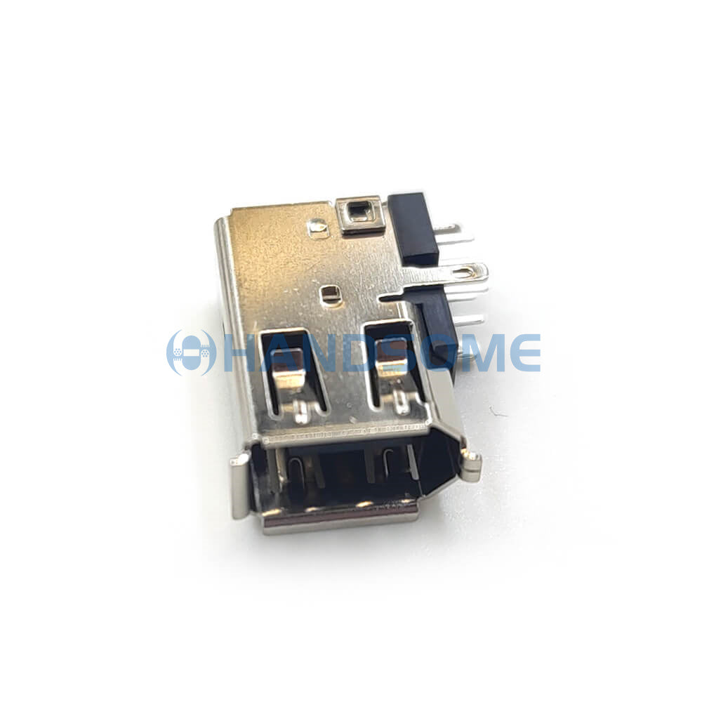 Reliable IEEE1394 6P Female Socket Servo Motor Connector with IEEE 1394 interface