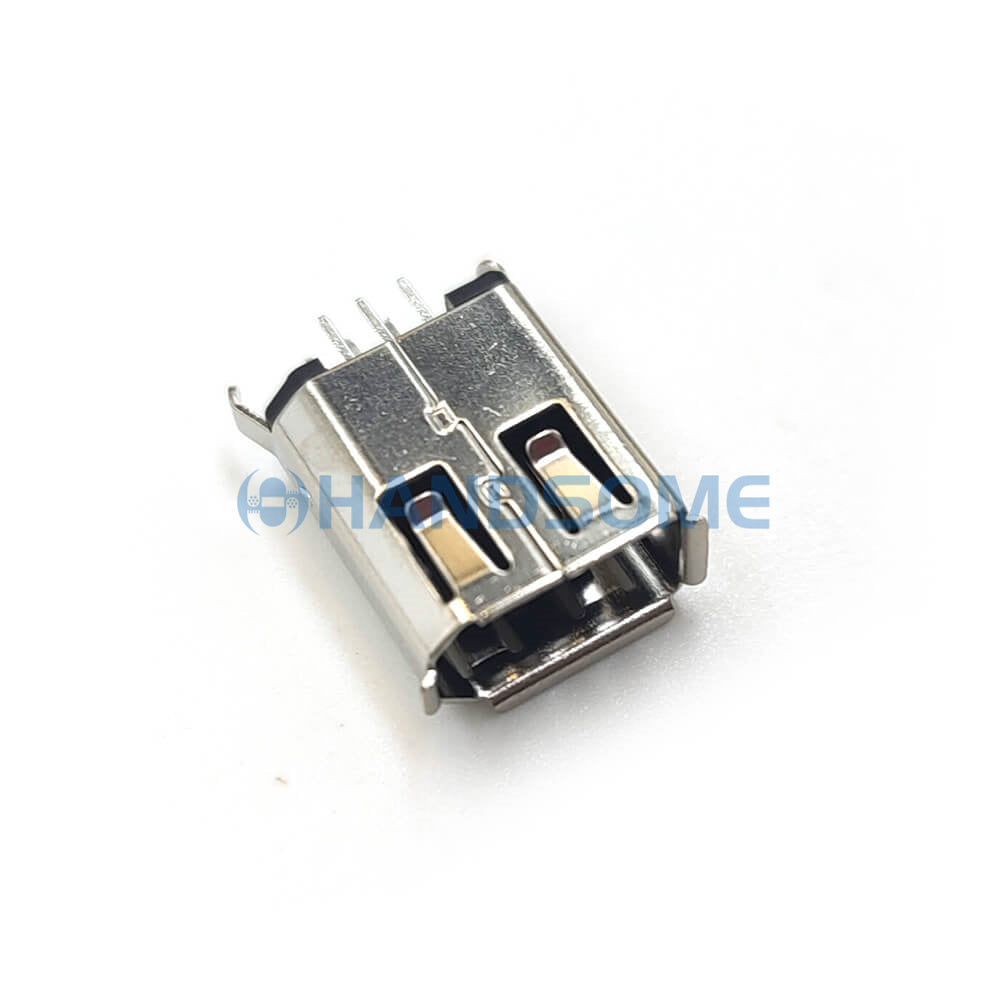 Reliable IEEE1394 6P Female Socket Servo Motor Connector with IEEE 1394 interface