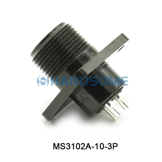 MS3102A-10-3P MIL-DTL-5015 Circular MIL Spec Connector 3P Socket