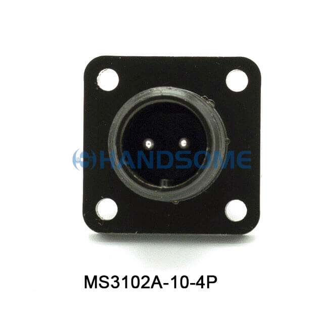 MS3102A-10-4P MIL-DTL-5015 Circular MIL Spec Connector 2P Socket