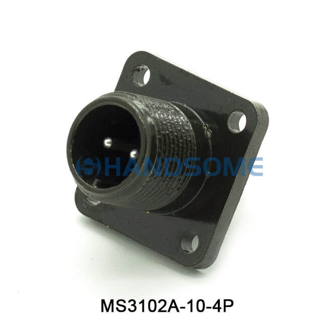 MS3102A-10-4P MIL-DTL-5015 Circular MIL Spec Connector 2P Socket