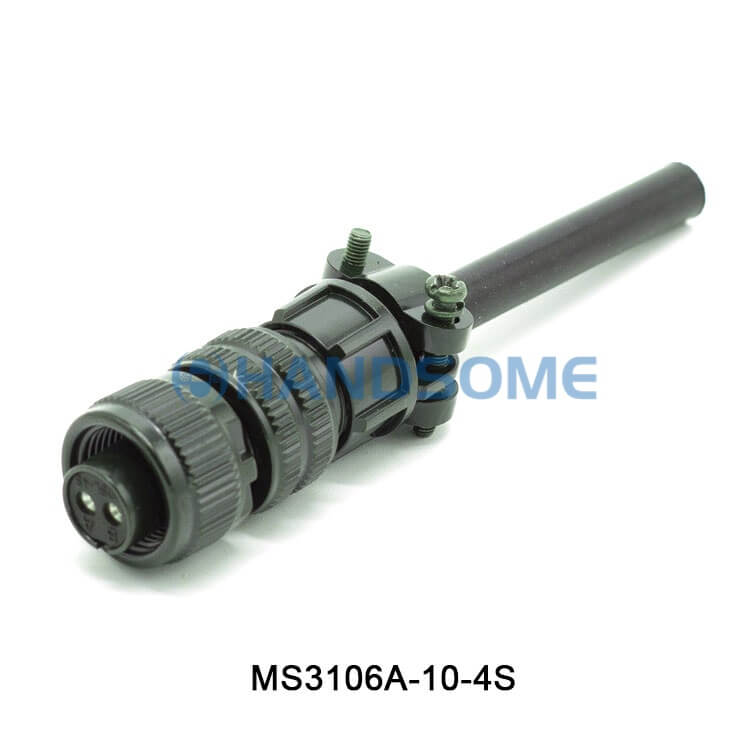 MS3106A-10-4S MIL-DTL-5015 Circular MIL Spec Connector 2P Plug