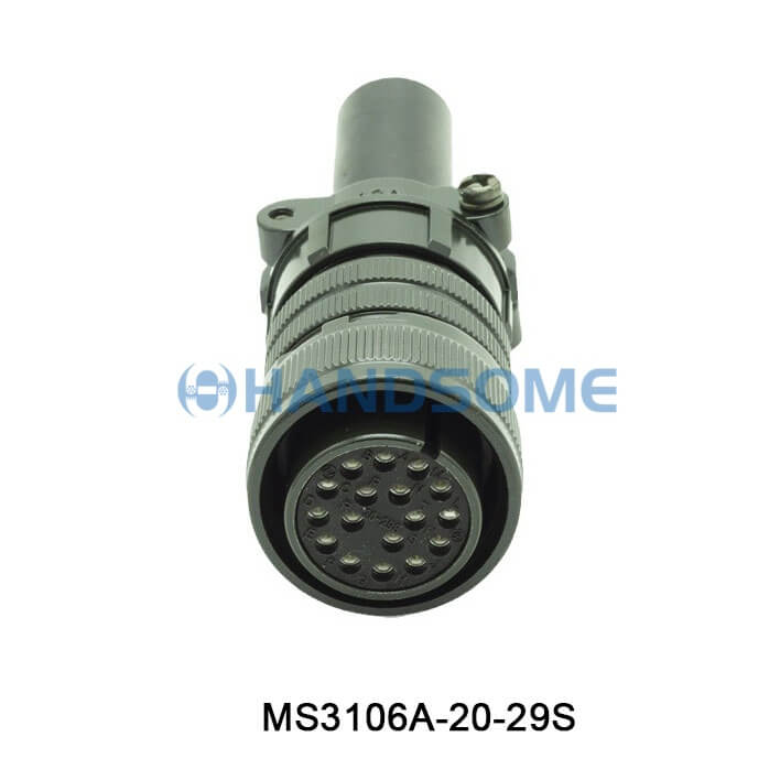 MS3106A-20-29S MIL-DTL-5015 Circular MIL Spec Connector 17P Plug
