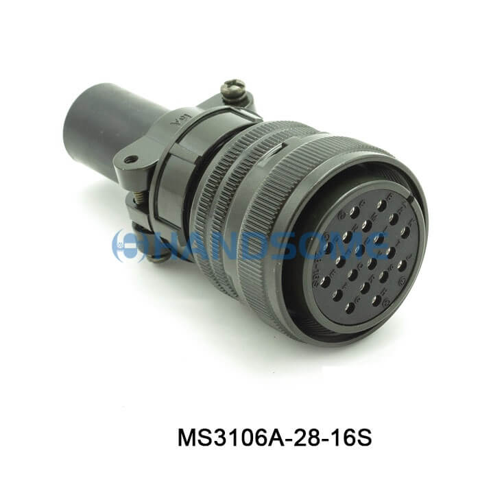 MS3106A-28-16S MIL-DTL-5015 Circular MIL Spec Connector 20P Plug