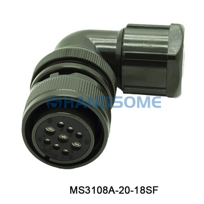 MS3108A-20-18SF MIL-DTL-5015 Circular MIL Spec Connector Waterproof 9P Plug