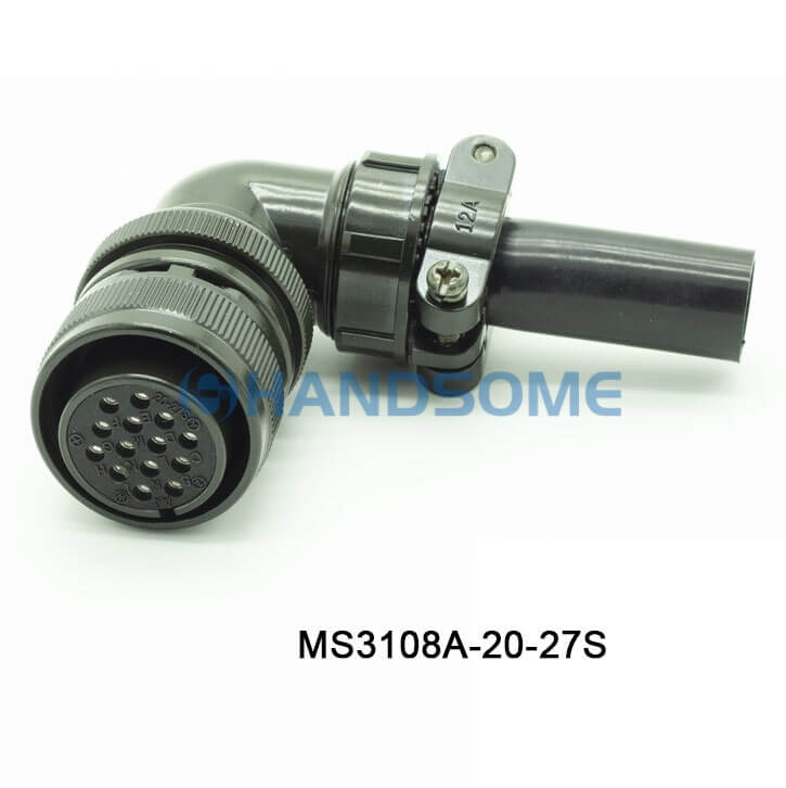 MS3108A-20-27S MIL-DTL-5015 Circular MIL Spec Connector 14P Plug