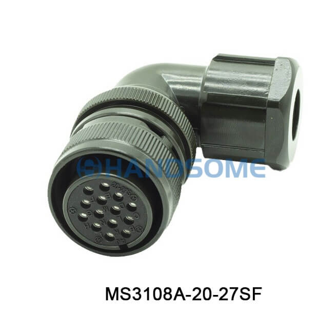 MS3108A-20-27SF MIL-DTL-5015 Circular MIL Spec Connector Waterproof 14P Plug