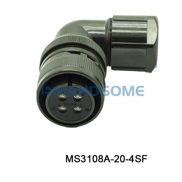 MS3108A-20-4SF MIL-DTL-5015 Circular MIL Spec Connector Waterproof 4P Plug