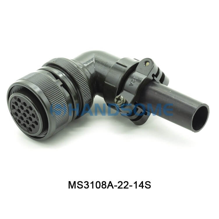 MS3108A-22-14S MIL-DTL-5015 Circular MIL Spec Connector 19P Plug