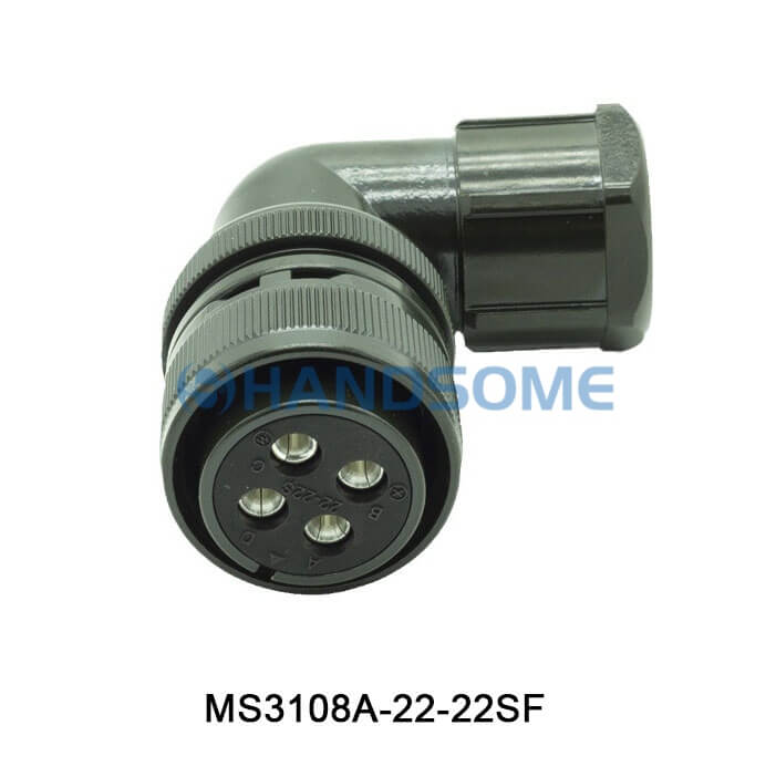 MS3108A-22-22SF MIL-DTL-5015 Circular MIL Spec Connector Waterproof 4P Plug