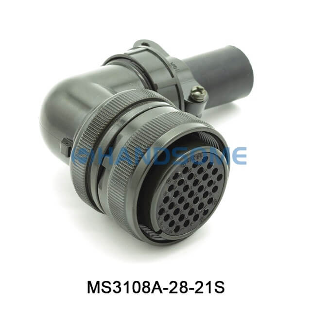 MS3108A-28-21S MIL-DTL-5015 Circular MIL Spec Connector 37P Plug