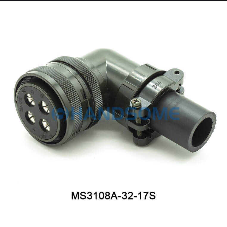 MS3108A-32-17S MIL-DTL-5015 Circular MIL Spec Connector 4P Plug