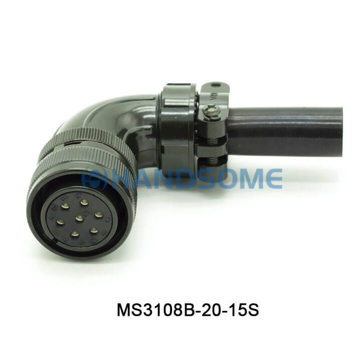 MS3108B-20-15S MIL-DTL-5015 Circular MIL Spec Connector Split Type 7P Plug