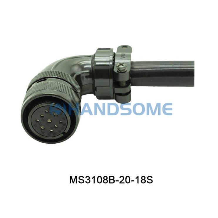 MS3108B-20-18S MIL-DTL-5015 Circular MIL Spec Connector Split Type 9P Plug