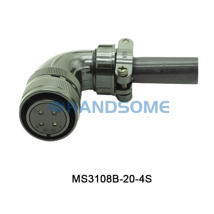 MS3108B-20-4S MIL-DTL-5015 Circular MIL Spec Connector Split Type 4P Plug