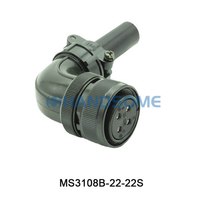 MS3108B-22-22S MIL-DTL-5015 Circular MIL Spec Connector Split Type 4P Plug