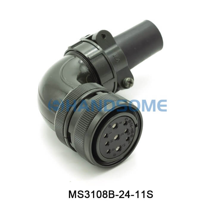 MS3108B-24-11S MIL-DTL-5015 Circular MIL Spec Connector Split Type 9P Plug