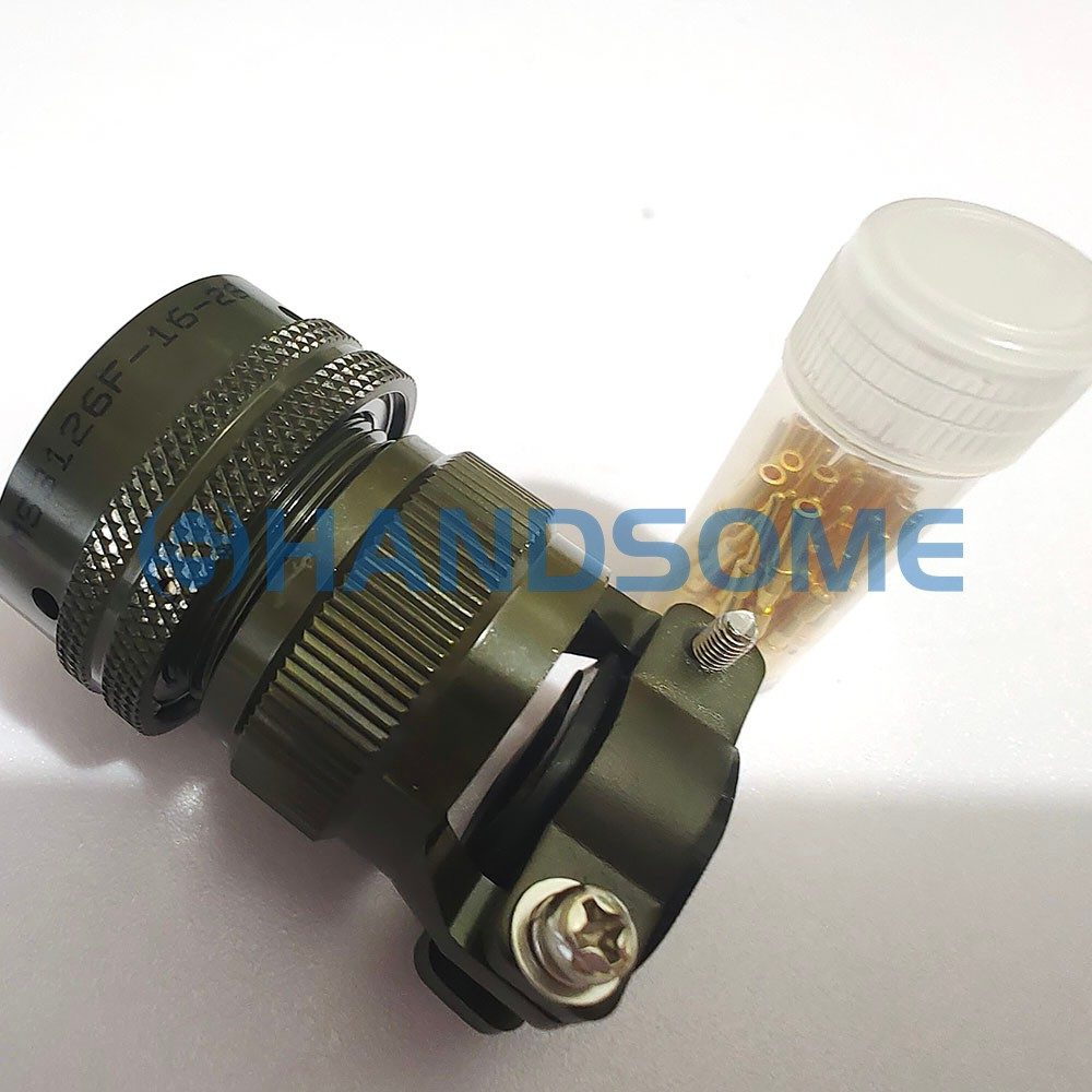 MS3126F16-26P Circular Connector MIL-DTL-26482 Series 26 Pins, Crimp Pins