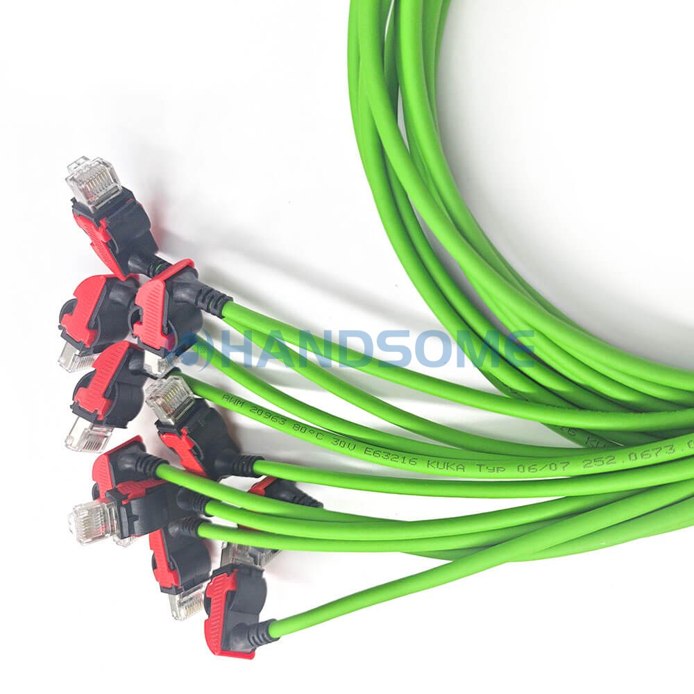 00-166-354 KUKA DATACABLE 830MM Y-CON PLUG Data Cable