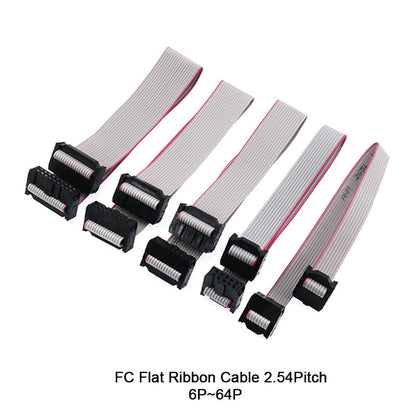 2.54 Pitch IDC Flat Ribbon Cable FC Plug, JTAG Cable