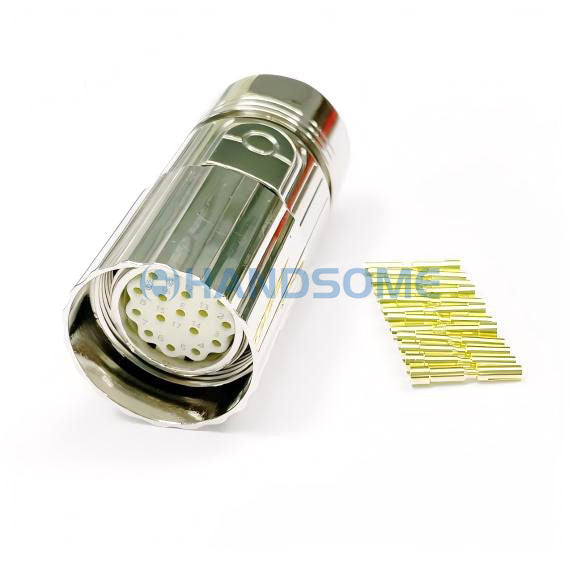 6FX2003-0SC17 17-Pole Connector Union Nut Industrial Cable