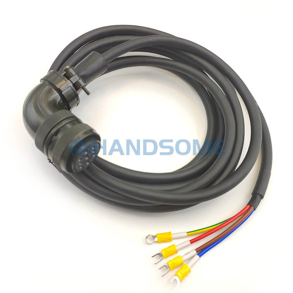 ASD-CAPW2205 ASDA-A2 B2 Servo Power Cable for 3-5.5kW Motor, 5m