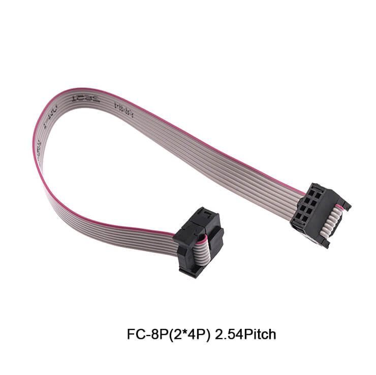 2.54 Pitch IDC Flat Ribbon Cable FC Plug, JTAG Cable