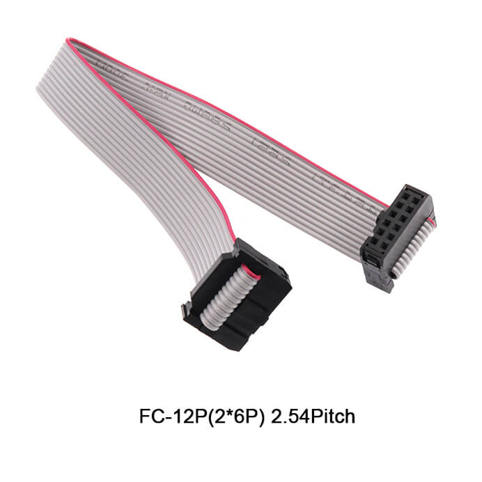 2.54 Pitch IDC Flat Ribbon Cable FC Plug, JTAG Cable