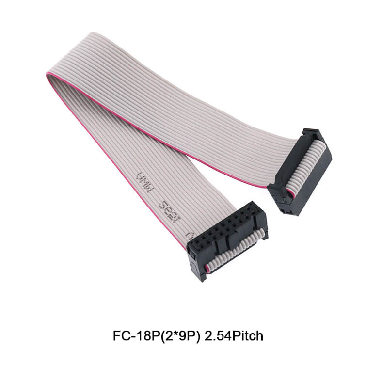 2.54 Pitch IDC Flat Ribbon Cable FC Plug, JTAG Cable