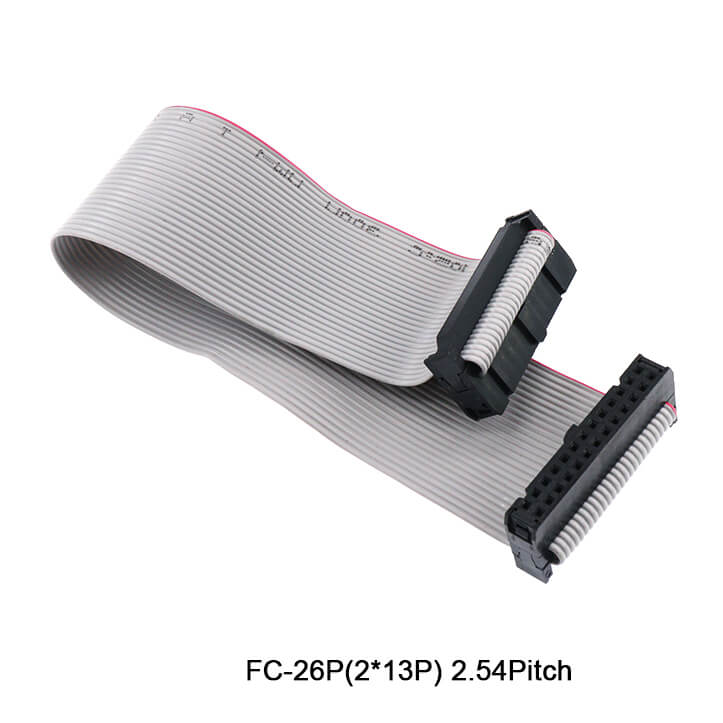 2.54 Pitch IDC Flat Ribbon Cable FC Plug, JTAG Cable