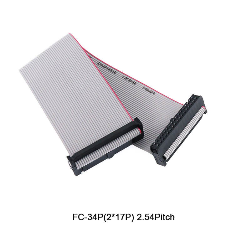 2.54 Pitch IDC Flat Ribbon Cable FC Plug, JTAG Cable