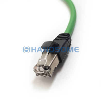 Industrial Ethernet Cable, M12 4P Male D-Coded to RJ45 Cable