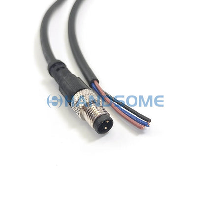 IO Trigger Cables, M8 3P Male to Flying leads Cables