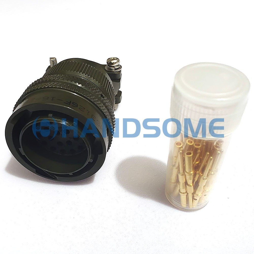 MS3126F16-26P Circular Connector MIL-DTL-26482 Series 26 Pins, Crimp Pins