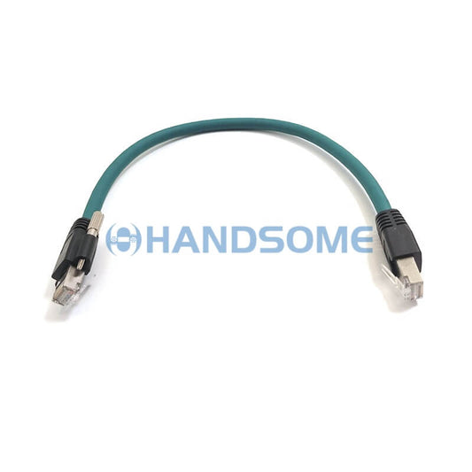 Industrial GigE Cables,  RJ45 Thumbscrews to RJ45 Cable